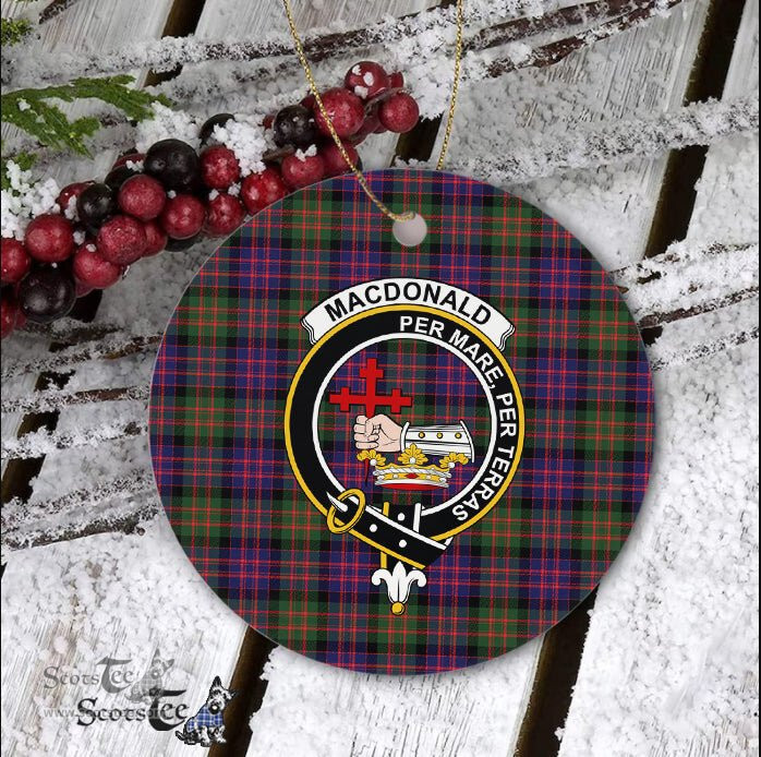 Macdonalds Of Donald Scottish Clan Plaid Ornament Gift. Christmas Tree Ornament Macdonalds Of Donald Clan Tartan Ornament Great Christmas Ornaments Gift - Scotstee Shop