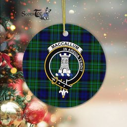 MacCallum Scottish Clan Plaid Ornament Gift. Christmas Tree Ornament MacCallum Clan Tartan Ornament Great Christmas Ornaments Gift - Scotstee Shop