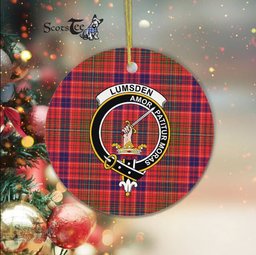 Lumsden Scottish Clan Plaid Ornament Gift. Christmas Tree Ornament Lumsden Clan Tartan Ornament Great Christmas Ornaments Gift - Scotstee Shop