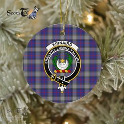 Kinnaird Scottish Clan Plaid Ornament Gift. Christmas Tree Ornament Kinnaird Clan Tartan Ornament Great Christmas Ornaments Gift - Scotstee Shop