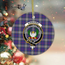 Kinnaird Scottish Clan Plaid Ornament Gift. Christmas Tree Ornament Kinnaird Clan Tartan Ornament Great Christmas Ornaments Gift - Scotstee Shop