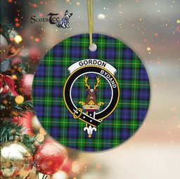 Scotstee Shop - Gordon Scottish Clan Plaid Ornament Gift. Christmas Tree Ornament Gordon Clan Tartan Ornament Great Christmas Ornaments Gift