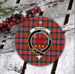 MacDuff Scottish Clan Plaid Ornament Gift. Christmas Tree Ornament MacDuff Clan Tartan Ornament Great Christmas Ornaments Gift - Scotstee Shop