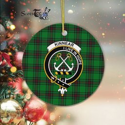 Kinnear Scottish Clan Plaid Ornament Gift. Christmas Tree Ornament Kinnear Clan Tartan Ornament Great Christmas Ornaments Gift - Scotstee Shop