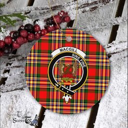 MacGill Scottish Clan Plaid Ornament Gift. Christmas Tree Ornament MacGill Clan Tartan Ornament Great Christmas Ornaments Gift - Scotstee Shop