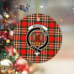 MacGill Scottish Clan Plaid Ornament Gift. Christmas Tree Ornament MacGill Clan Tartan Ornament Great Christmas Ornaments Gift - Scotstee Shop