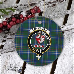 Cockburn Scottish Clan Plaid Ornament Gift. Christmas Tree Ornament Cockburn Clan Tartan Ornament Great Christmas Ornaments Gift - Scotstee Shop