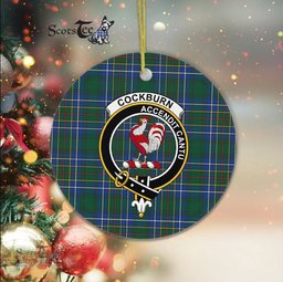 Cockburn Scottish Clan Plaid Ornament Gift. Christmas Tree Ornament Cockburn Clan Tartan Ornament Great Christmas Ornaments Gift - Scotstee Shop
