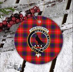 Abernethy Scottish Clan Plaid Ornament Gift. Christmas Tree Ornament Abernethy Clan Tartan Ornament Great Christmas Ornaments Gift - Scotstee Shop
