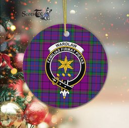 Scotstee Shop - Wardlaw Scottish Clan Plaid Ornament Gift. Christmas Tree Ornament Wardlaw Clan Tartan Ornament Great Christmas Ornaments Gift