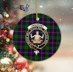 Scotstee Shop - Urquhart Scottish Clan Plaid Ornament Gift. Christmas Tree Ornament Urquhart Clan Tartan Ornament Great Christmas Ornaments Gift
