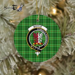 Boyle Scottish Clan Plaid Ornament Gift. Christmas Tree Ornament Boyle Clan Tartan Ornament Great Christmas Ornaments Gift - Scotstee Shop
