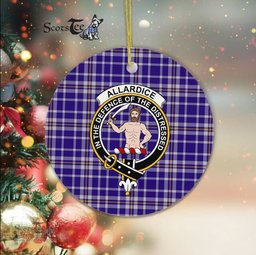 Allardice Scottish Clan Plaid Ornament Gift. Christmas Tree Ornament Allardice Clan Tartan Ornament Great Christmas Ornaments Gift - Scotstee Shop