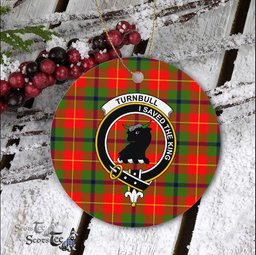 Scotstee Shop - Turnbull Scottish Clan Plaid Ornament Gift. Christmas Tree Ornament Turnbull Clan Tartan Ornament Great Christmas Ornaments Gift