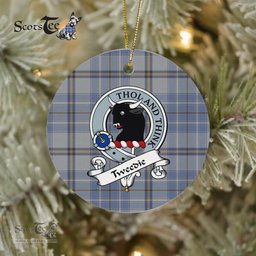 Scotstee Shop - Tweedie Scottish Clan Plaid Ornament Gift. Christmas Tree Ornament Tweedie Clan Tartan Ornament Great Christmas Ornaments Gift