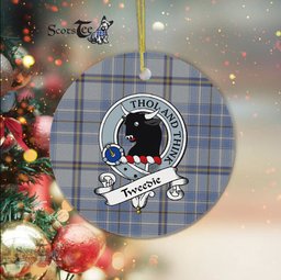 Scotstee Shop - Tweedie Scottish Clan Plaid Ornament Gift. Christmas Tree Ornament Tweedie Clan Tartan Ornament Great Christmas Ornaments Gift