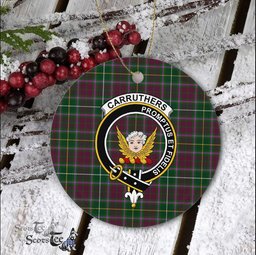 Carruthers Scottish Clan Plaid Ornament Gift. Christmas Tree Ornament Carruthers Clan Tartan Ornament Great Christmas Ornaments Gift - Scotstee Shop