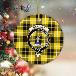 Barclay Scottish Clan Plaid Ornament Gift. Christmas Tree Ornament Barclay Clan Tartan Ornament Great Christmas Ornaments Gift - Scotstee Shop