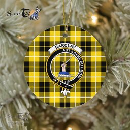 Barclay Scottish Clan Plaid Ornament Gift. Christmas Tree Ornament Barclay Clan Tartan Ornament Great Christmas Ornaments Gift - Scotstee Shop