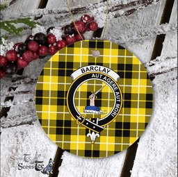 Barclay Scottish Clan Plaid Ornament Gift. Christmas Tree Ornament Barclay Clan Tartan Ornament Great Christmas Ornaments Gift - Scotstee Shop