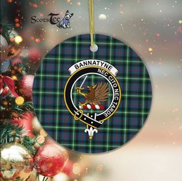 Bannatyne Scottish Clan Plaid Ornament Gift. Christmas Tree Ornament Bannatyne Clan Tartan Ornament Great Christmas Ornaments Gift - Scotstee Shop