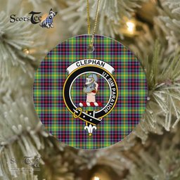 Clephan Scottish Clan Plaid Ornament Gift. Christmas Tree Ornament Clephan Clan Tartan Ornament Great Christmas Ornaments Gift - Scotstee Shop