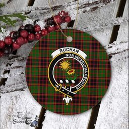 Buchan Scottish Clan Plaid Ornament Gift. Christmas Tree Ornament Buchan Clan Tartan Ornament Great Christmas Ornaments Gift - Scotstee Shop