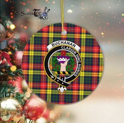 Buchanan Scottish Clan Plaid Ornament Gift. Christmas Tree Ornament Buchanan Clan Tartan Ornament Great Christmas Ornaments Gift - Scotstee Shop