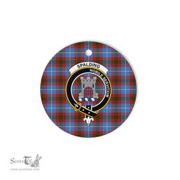 Scotstee Shop - Spalding Scottish Clan Plaid Ornament Gift. Christmas Tree Ornament Spalding Clan Tartan Ornament Great Christmas Ornaments Gift