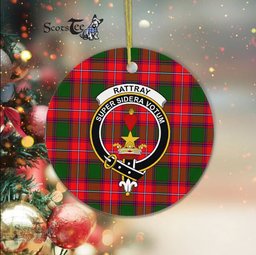 Rattray Scottish Clan Plaid Ornament Gift. Christmas Tree Ornament Rattray Clan Tartan Ornament Great Christmas Ornaments Gift - Scotstee Shop