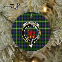 Farquharson Scottish Clan Plaid Ornament Gift. Christmas Tree Ornament Farquharson Clan Tartan Ornament Great Christmas Ornaments Gift - Scotstee Shop