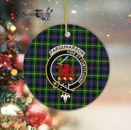 Farquharson Scottish Clan Plaid Ornament Gift. Christmas Tree Ornament Farquharson Clan Tartan Ornament Great Christmas Ornaments Gift - Scotstee Shop