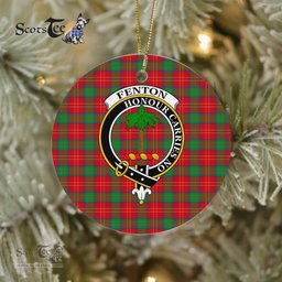 Fenton Ornaments Fenton Scottish Clan Plaid Ornament Gift. Christmas Tree Ornament Fenton Clan Tartan Ornament Great Christmas Ornaments Gift - Scotstee Shop
