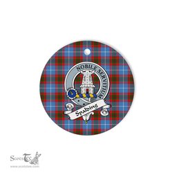 Scotstee Shop - Spalding Scottish Clan Badge Plaid Ornament Gift. Christmas Tree Ornament Spalding Clan Tartan Ornament Great Christmas Ornaments Gift