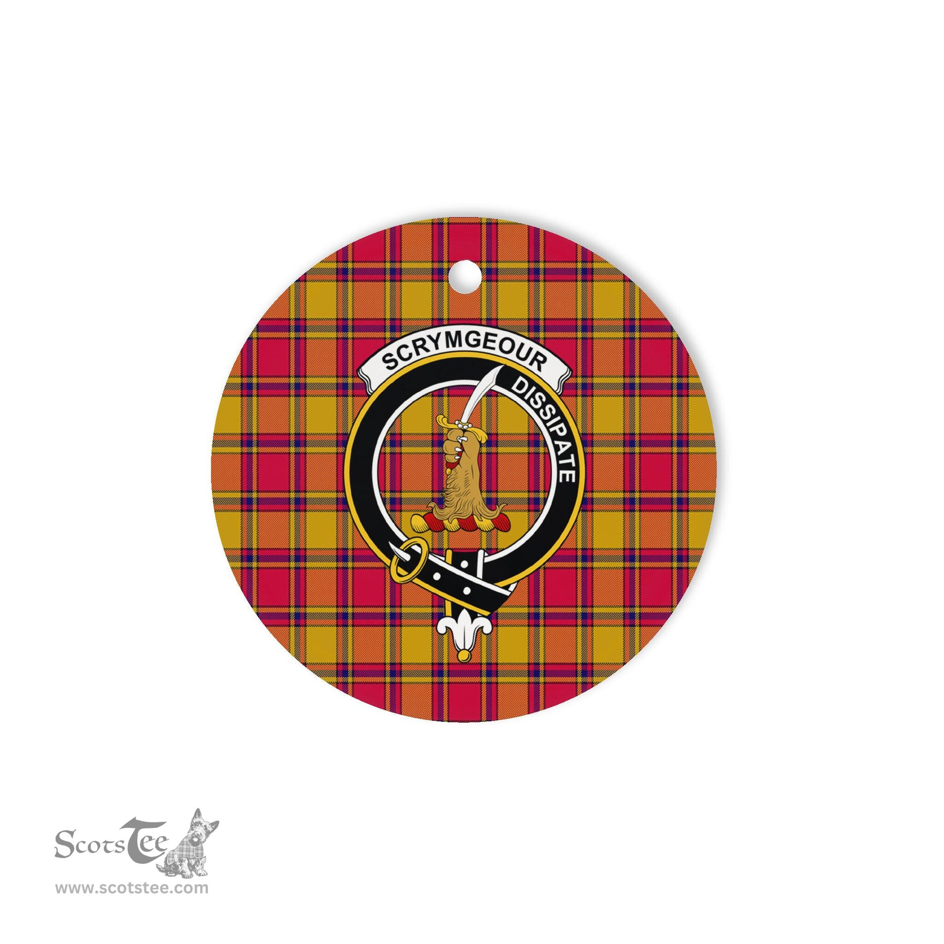 Scotstee Shop - Scrymgeour Scottish Clan Plaid Ornament Gift. Christmas Tree Ornament Scrymgeour Clan Tartan Ornament Great Christmas Ornaments Gift