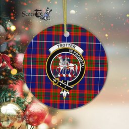 Scotstee Shop - Trotter Scottish Clan Plaid Ornament Gift. Christmas Tree Ornament Trotter Clan Tartan Ornament Great Christmas Ornaments Gift
