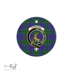 Scotstee Shop - Strachan Scottish Clan Plaid Ornament Gift. Christmas Tree Ornament Strachan Clan Tartan Ornament Great Christmas Ornaments Gift