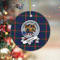 Agnew Scottish Clan Badge Plaid Ornament Gift. Christmas Tree Ornament Agnew Clan Tartan Ornament Great Christmas Ornaments Gift - Scotstee Shop