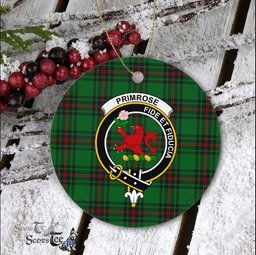 Clan Primrose Ornaments Primrose Scottish Clan Plaid Ornament Gift. Christmas Tree Ornament Primrose Clan Tartan Ornament Great Christmas Ornaments Gift - Scotstee Shop