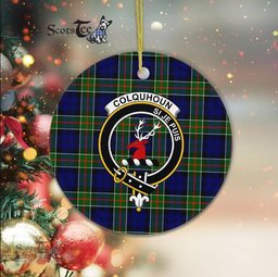 Colquhoun Scottish Clan Plaid Ornament Gift. Christmas Tree Ornament Colquhoun Clan Tartan Ornament Great Christmas Ornaments Gift - Scotstee Shop