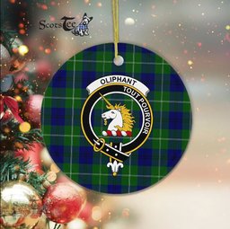 Oliphant Scottish Clan Plaid Ornament Gift. Christmas Tree Ornament Oliphant Clan Tartan Ornament Great Christmas Ornaments Gift - Scotstee Shop