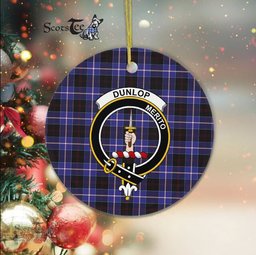 Dunlop Scottish Clan Plaid Ornament Gift. Christmas Tree Ornament Dunlop Clan Tartan Ornament Great Christmas Ornaments Gift - Scotstee Shop