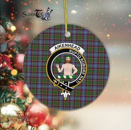 Aikenhead Scottish Clan Plaid Ornament Gift. Christmas Tree Ornament Aikenhead Clan Tartan Ornament Great Christmas Ornaments Gift - Scotstee Shop