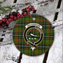 Scotstee Shop - Walkinshaw Scottish Clan Plaid Ornament Gift. Christmas Tree Ornament Walkinshaw Clan Tartan Ornament Great Christmas Ornaments Gift