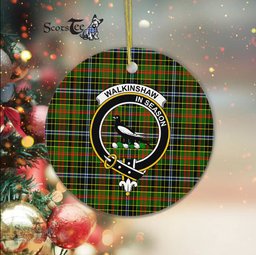 Scotstee Shop - Walkinshaw Scottish Clan Plaid Ornament Gift. Christmas Tree Ornament Walkinshaw Clan Tartan Ornament Great Christmas Ornaments Gift