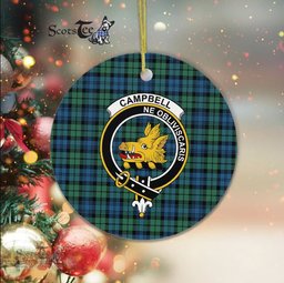 Campbell Scottish Clan Plaid Ornament Gift. Christmas Tree Ornament Campbell Clan Tartan Ornament Great Christmas Ornaments Gift - Scotstee Shop