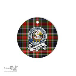 Scotstee Shop - Stewart High Stewards Scottish Clan Badge Plaid Ornament Gift. Christmas Tree Ornament Stewart High Stewards Clan Tartan Ornament Great Christmas Ornaments Gift