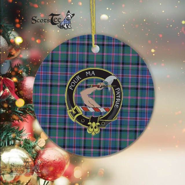 Cooper Scottish Clan Plaid Ornament Gift. Christmas Tree Ornament Cooper Clan Tartan Ornament Great Christmas Ornaments Gift - Scotstee Shop