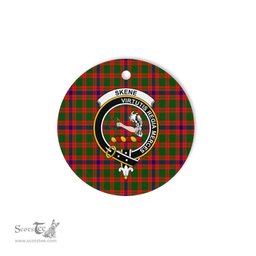 Skene Scottish Clan Plaid Ornament Gift. Christmas Tree Ornament Skene Clan Tartan Ornament Great Christmas Ornaments Gift - Scotstee Shop