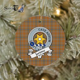 Jardine Scottish Clan Badge Plaid Ornament Gift. Christmas Tree Ornament Jardine Clan Tartan Ornament Great Christmas Ornaments Gift - Scotstee Shop